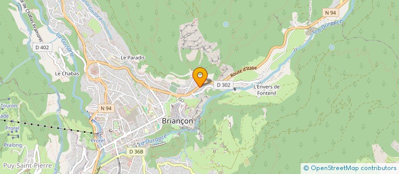 localisation de l'entreprise CURE-DAGUET  MONTGENEVRE