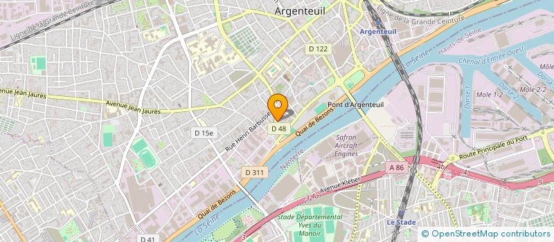 localisation de l'entreprise CURECHERI  ARGENTEUIL