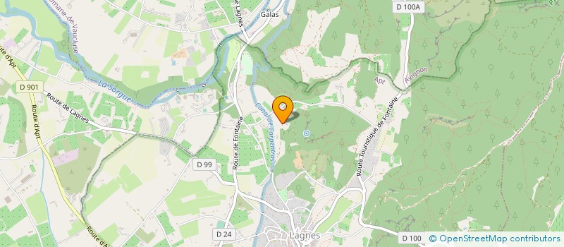 localisation de l'entreprise CUREL FRERES  LAGNES