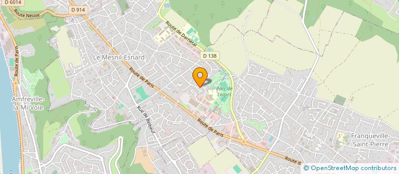 localisation de l'entreprise CURENS COMMUNICATION ET TELEPHONE  LE MESNIL-ESNARD