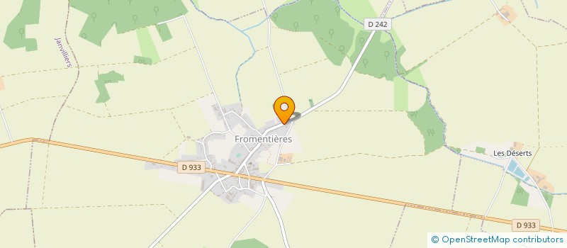 localisation de l'entreprise CURFS JMC  FROMENTIERES