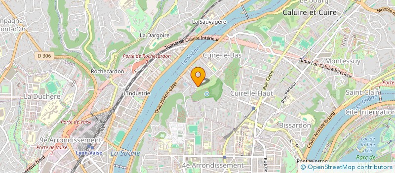 localisation de l'entreprise CURGET  CALUIRE ET CUIRE