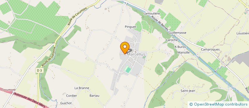 localisation de l'entreprise CURGUET IMMOBILIER  MARCELLUS