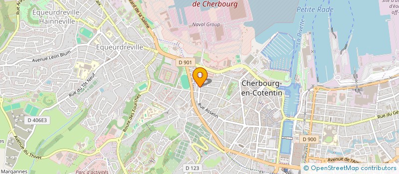 localisation de l'entreprise CURIE à CHERBOURG-EN-COTENTIN
