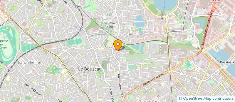 localisation de l'entreprise CURIE CHAVAILLES  LE BOUSCAT