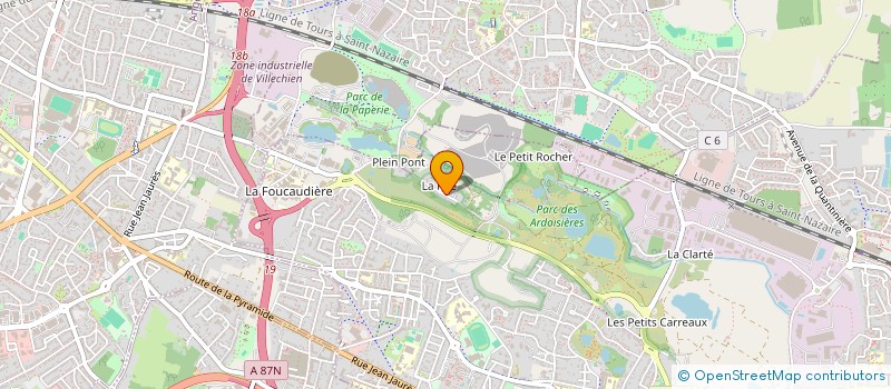 localisation de l'entreprise CURIE CONSEILS  TRELAZE