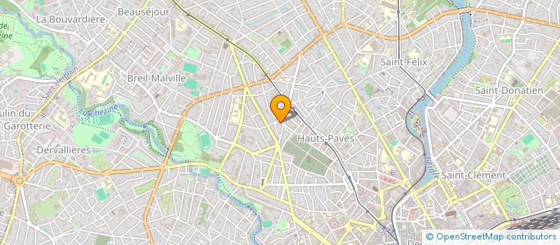 localisation de l'entreprise CURIE II  NANTES