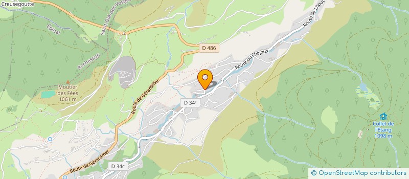 localisation de l'entreprise CURIEN ARNAUD à LA BRESSE