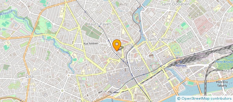 localisation de l'entreprise CURIEUX. à NANTES