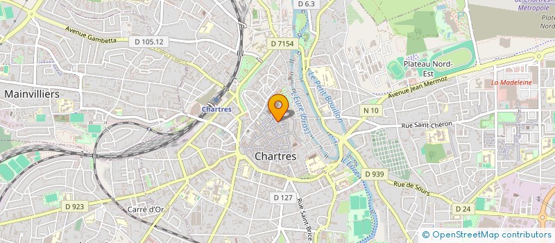 localisation de l'entreprise CURIEUX ET GOURMANDS à CHARTRES