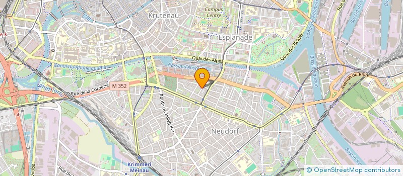 localisation de l'entreprise CURIEUX HASARD à STRASBOURG