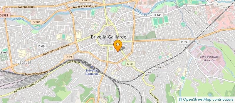 localisation de l'entreprise CURIODYSSEE  BRIVE-LA-GAILLARDE