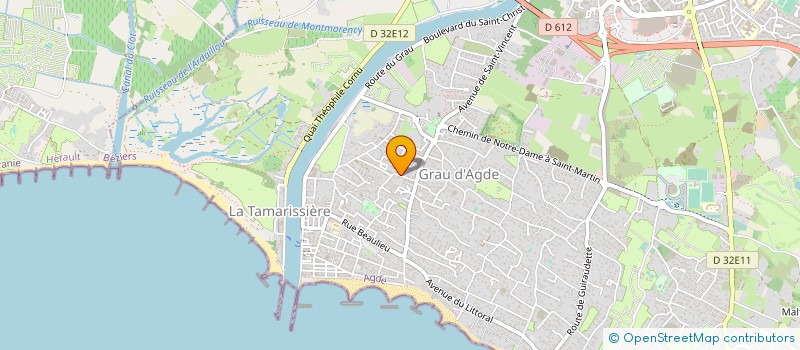 localisation de l'entreprise CURIOS à AGDE