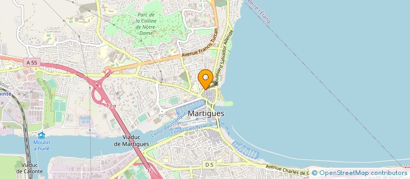 localisation de l'entreprise CURIOSI'THES à MARTIGUES