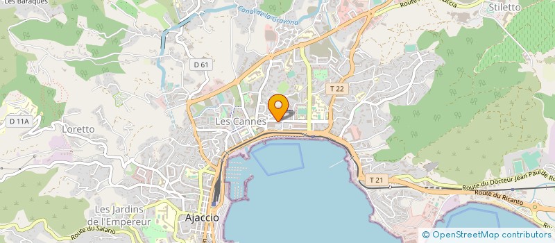 localisation de l'entreprise CURIOSITAS à SARROLA-CARCOPINO