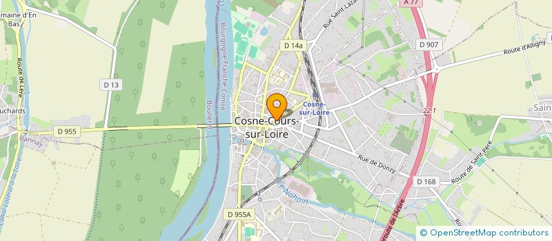 localisation de l'entreprise CURIOSITE à COSNE-COURS-SUR-LOIRE