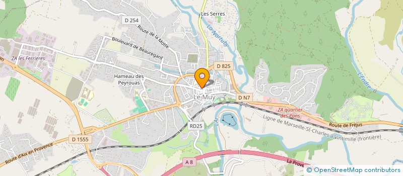 localisation de l'entreprise CURIOSITE ET ETONNEMENT  LE MUY