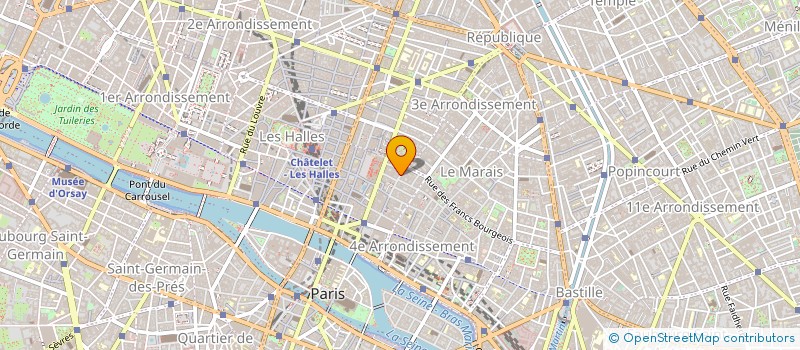 localisation de l'entreprise CURIOUS POP à PARIS