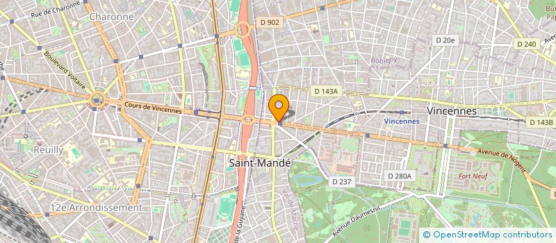 localisation de l'entreprise CURIUM  SAINT-MANDE