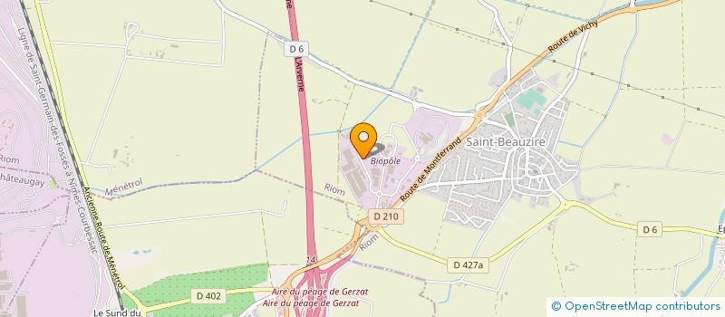 localisation de l'entreprise CURIUM PET FRANCE  SAINT-BEAUZIRE