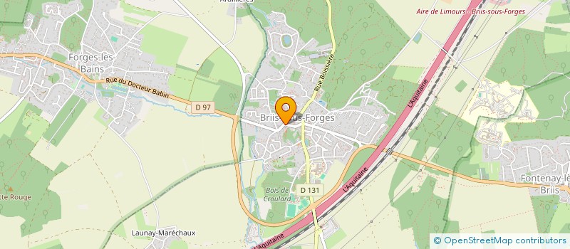 localisation de l'entreprise CURLIE à BRIIS-SOUS-FORGES