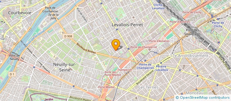 localisation de l'entreprise CURLYTIGRE à LEVALLOIS-PERRET