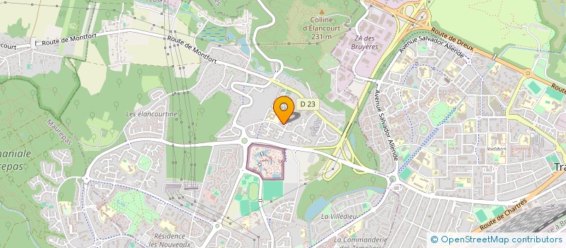 localisation de l'entreprise CUROL  ELANCOURT