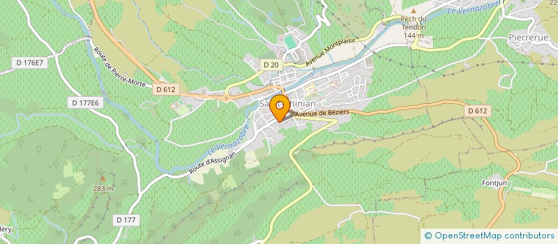 localisation de l'entreprise CURRELI BASTOUL  SAINT-CHINIAN