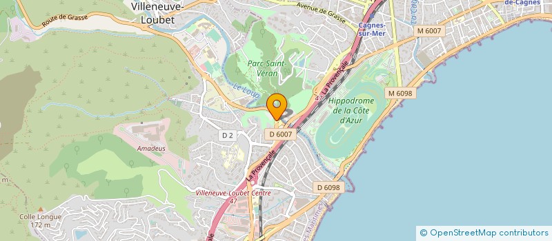 localisation de l'entreprise CURRENT FRANCE  VILLENEUVE-LOUBET