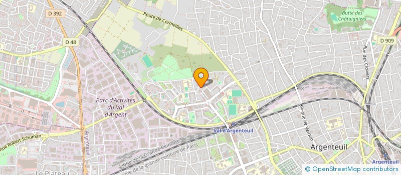 localisation de l'entreprise CURRI HAKI EGB  ARGENTEUIL