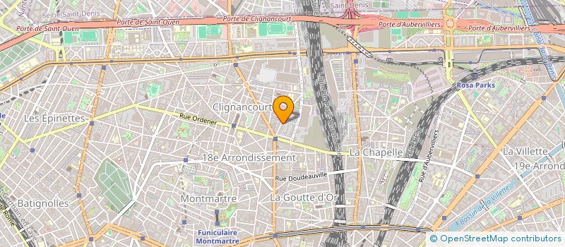 localisation de l'entreprise CURS D'AMITIE - PARTENAIRES INTERNATIONAUX NORD SUD  PARIS