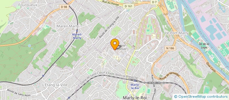 localisation de l'entreprise CURS DE FEMMES  MARLY-LE-ROI