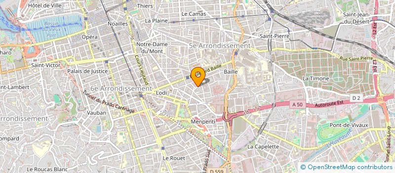 localisation de l'entreprise CURSICHELLA  MARSEILLE