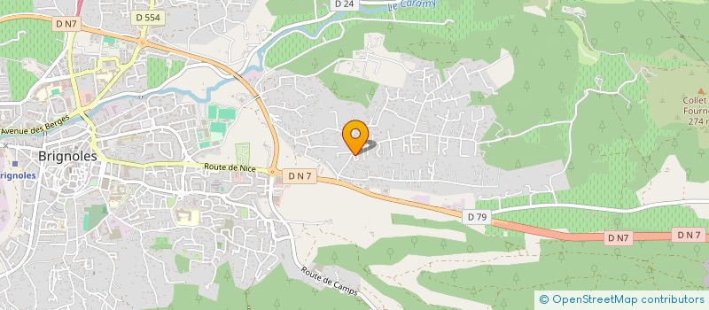 localisation de l'entreprise CURSIF TRANSPORT à BRIGNOLES