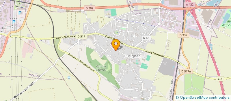 localisation de l'entreprise CURTAT CARRELAGE à PUSIGNAN