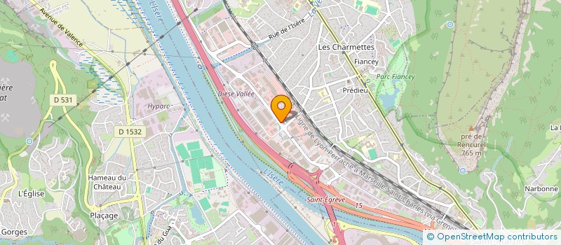 localisation de l'entreprise CURTET AMENAGEMENT DESIGN  SAINT-EGREVE