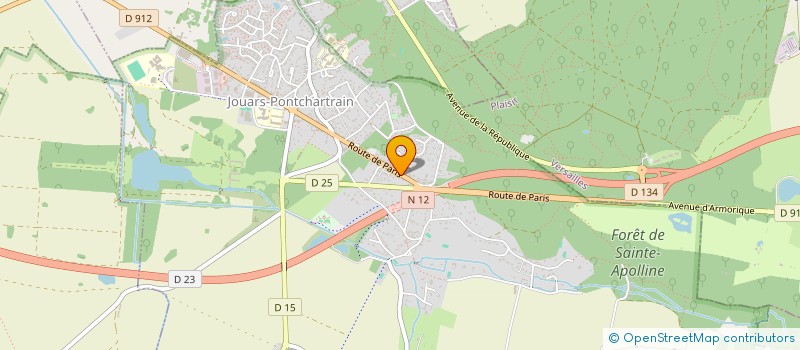 localisation de l'entreprise CURTI ENGINEERING - TECHNO - METALLURGIE APPLIQUEE  JOUARS-PONTCHARTRAIN