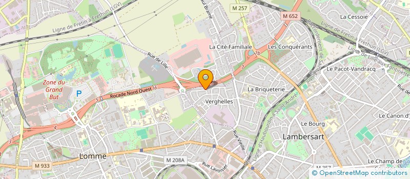 localisation de l'entreprise CURTI IT CONSULTING à LAMBERSART