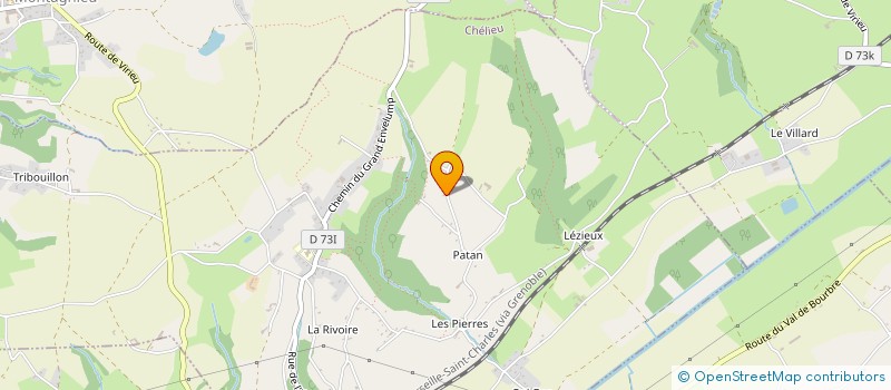 localisation de l'entreprise CURTIL  CHELIEU