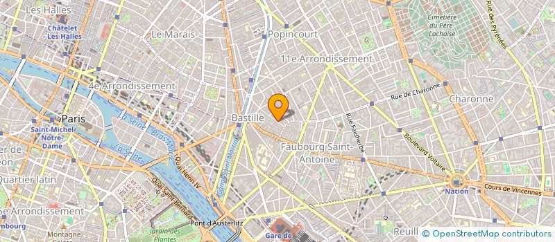 localisation de l'entreprise CURTIS RENOV  PARIS