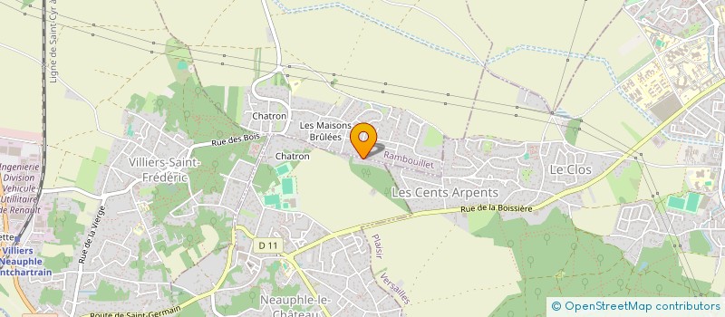 localisation de l'entreprise CURUBA  NEAUPHLE-LE-CHATEAU