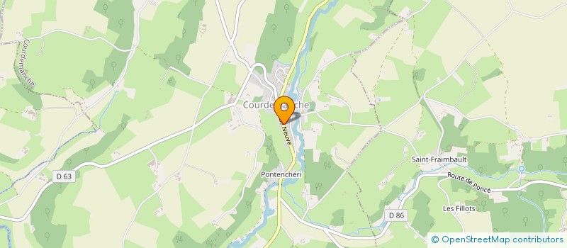 localisation de l'entreprise CURUPIRA à COURDEMANCHE