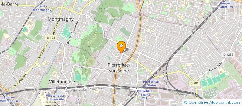 localisation de l'entreprise CURVED BEAUTY  PIERREFITTE-SUR-SEINE