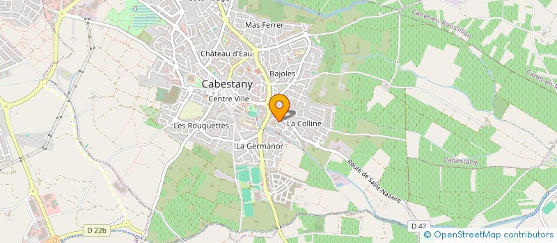 localisation de l'entreprise CURVEL à CABESTANY