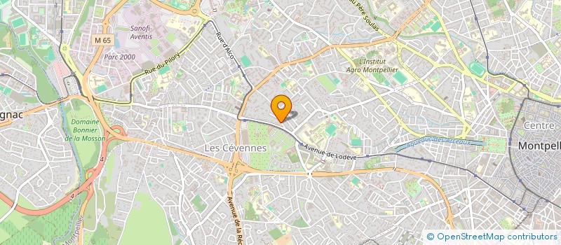 localisation de l'entreprise CUSACH à MONTPELLIER