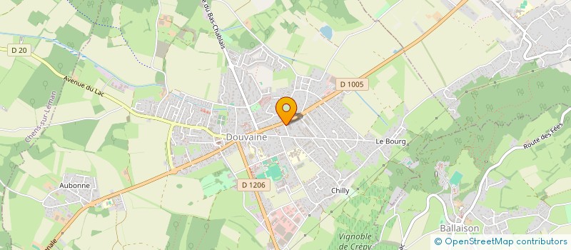 localisation de l'entreprise CUSIN ET DUTRUEL SAS à DOUVAINE