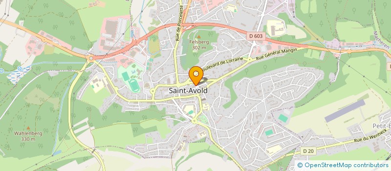 localisation de l'entreprise CUSPIDE à SAINT-AVOLD