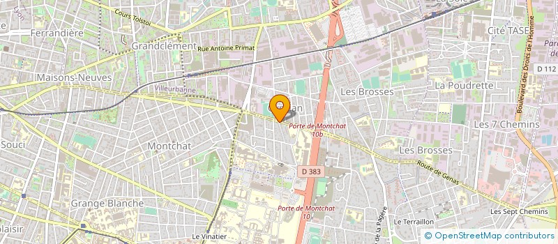 localisation de l'entreprise CUSPIDE à BRON