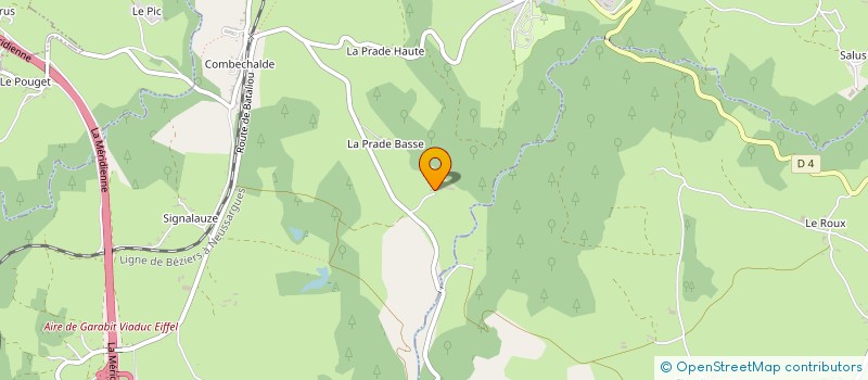 localisation de l'entreprise CUSSAC-TROUSSELIER à RUYNES-EN-MARGERIDE