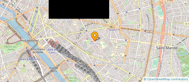 localisation de l'entreprise CUSSET                        FRANC  PARIS